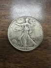 1943 Philadelphia Silver Strike Walking Liberty Half Dollar Coin! #1