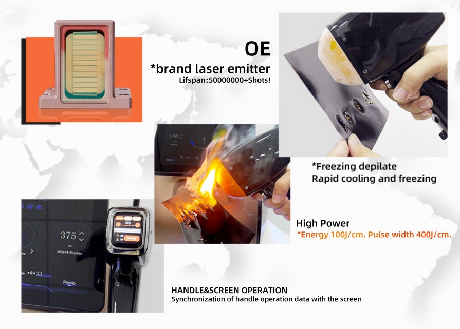 Permanent Depilation Diode Laser Hair Removal Machine Skin rejuvenation Firming