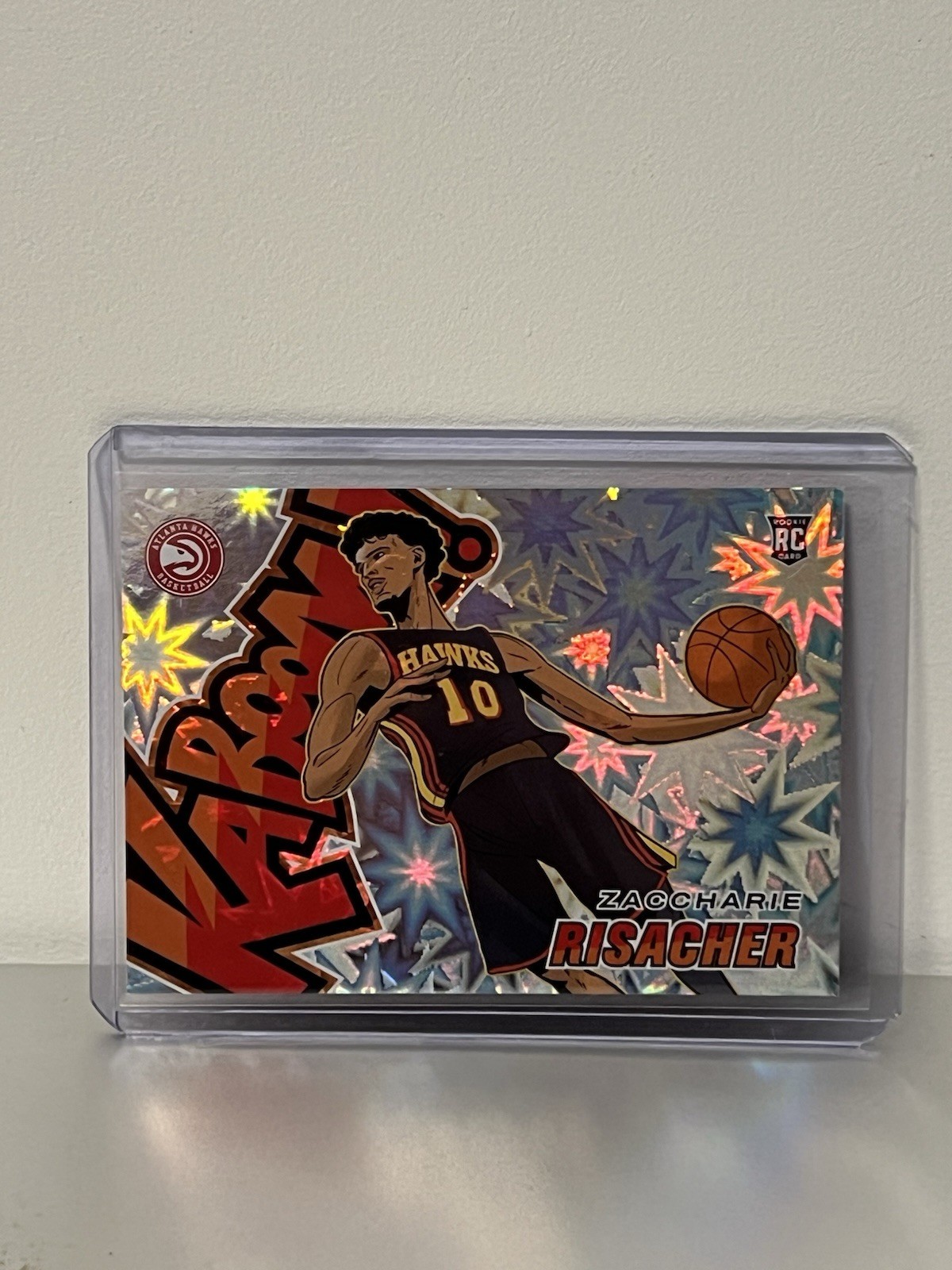 2024-25 Revolution Horizontal Kaboom #15 Zaccharie Risacher Rookie RC SSP