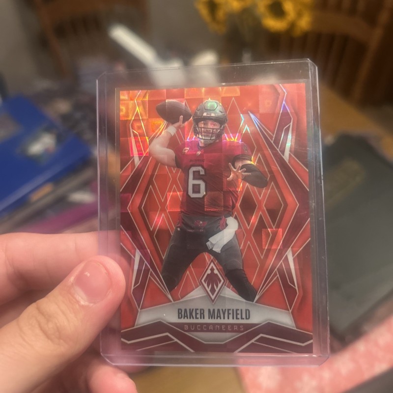 2025 Panini Phoenix - Baker Mayfield #128 Orange Pandora /189