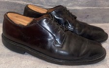 Zapatos de vestir informales vintage Nettleton marrón concha cordobés Blucher Derby 12 PTB
