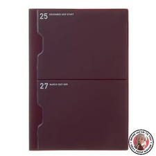 NEW Laconic 2026 A5 Monthly Pocket Planner Wine LAMD92-160WI Starting December