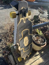 Loaded Tan Tien Longboard Bamboo 39" Flex 2 Paris Trucks Orangatang Wheels READ