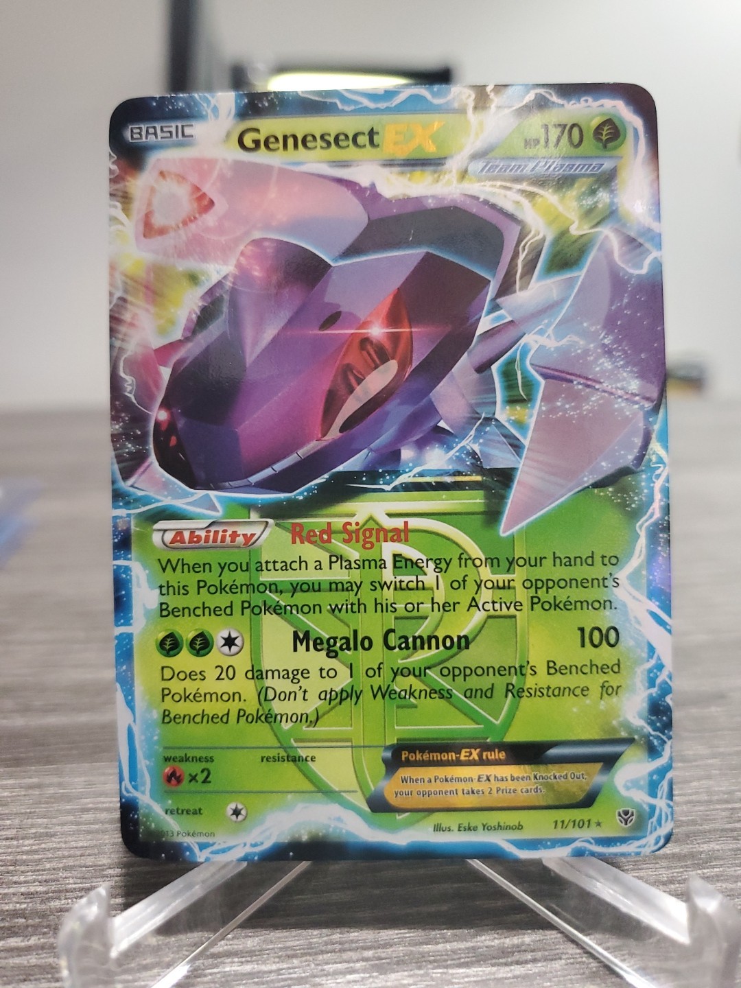 Genesect EX 11/101 Ultra Rare BW - Plasma Blast - Pokémon TCG English Lp