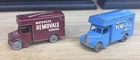Lesney Matchbox 17a Bedford removals van in HTF Blue and Maroon