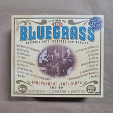 Bluegrass: Independent Label Sides 1951-1954 By Various (4CD Box Set 2008)