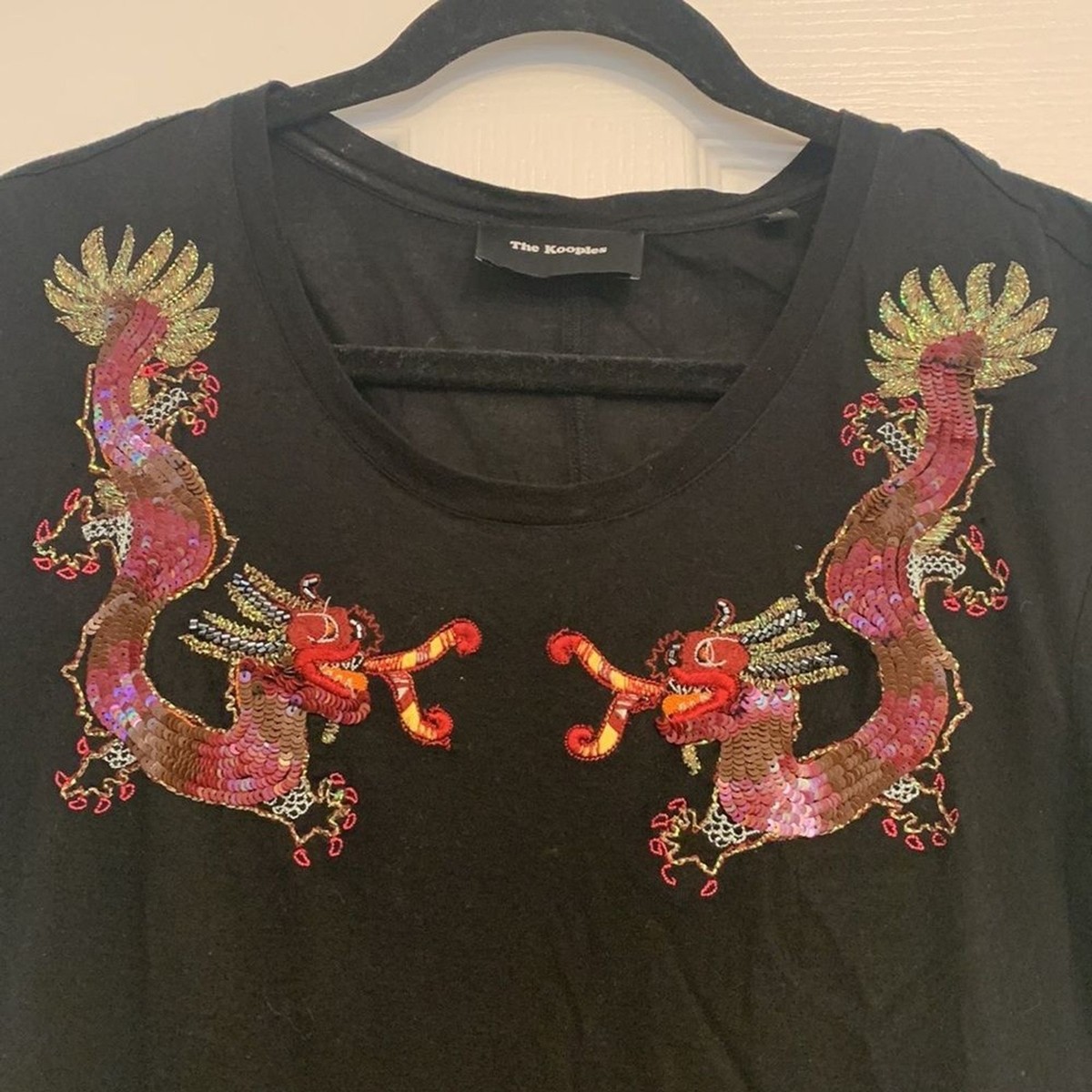 Authentic KOOPLES Embroidered Dragon Blouse View 2