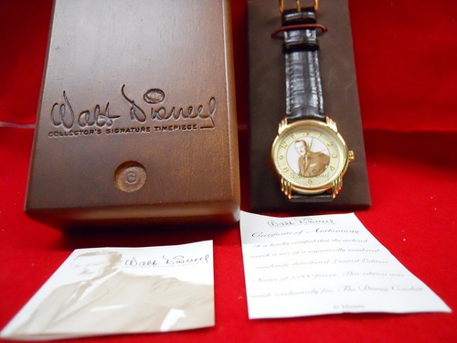 Vintage Rare Walt Disney Collector’s Signature Watch Timepiece 659/1000 W/ COA - Picture 13 of 20