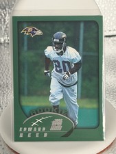 Topps 2002 Topps Ed Reed Rookie Base Set #353 Baltimore Ravens NFL Card. rookie card picture