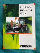 Rousseau Secateur Netcutor Hedge Trimmer Leaflet / Brochure FRENCH