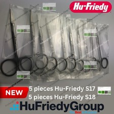 Hu-Friedy S17 Iris Scissors Straight Curved S18 German Stainless Steel 4.5" NEW