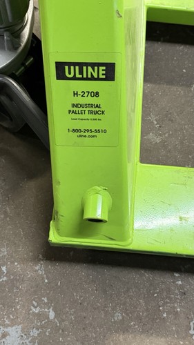 ULINE H-2708 Industrial Pallet Truck Heavy Duty MPN H-2708