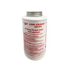 Lok Cease 20/20 Hi Temp Food Grade Anti Seize and Lubricant (16 Oz Bottle X1)