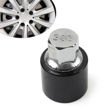 1pc 303/304 Locking Wheel Nut Key Anti-theft Screw Key Tool For Mercedes Benz