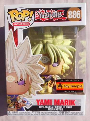 Funko Pop! Yu-Gi-Oh! Yami Marik #886 Limited Edition Toy Temple Exclusive