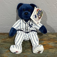 NWT Vintage New York Yankees Team Beans MLB 8" Bear Beanie Plush Toy