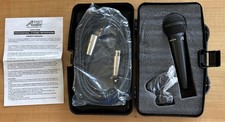 Audio2000s ADM1064B Professional Dynamic Microphone W/ XLR Cable Clip NOS