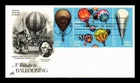 US COVER HOT AIR BALLOONING FIRST DAY ISSUE SETENANT SCOTT 2035A ARTCRAFT