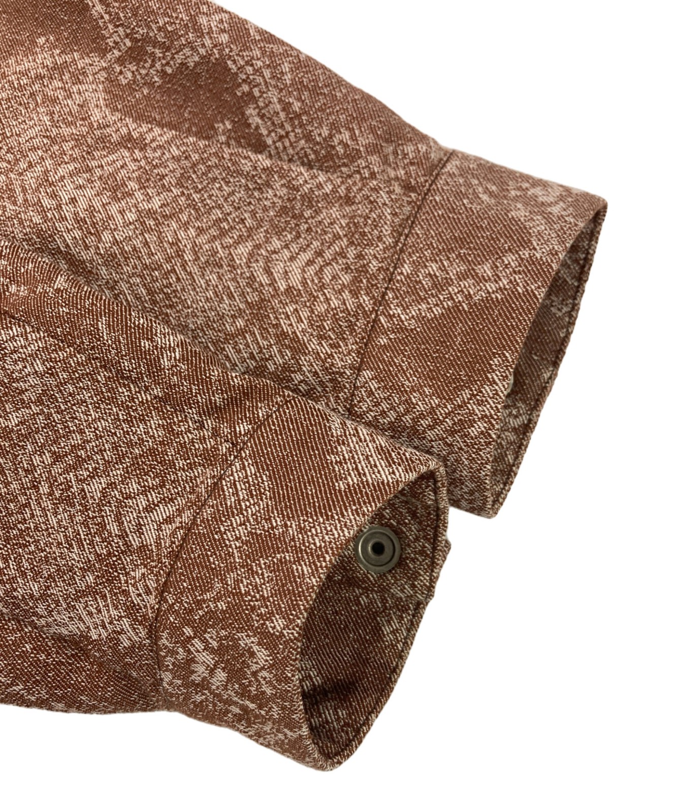 Brown Acne Studios Python Print Jacquard Shirt fo… - image 6