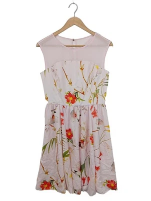TED BAKER Robe de cocktail Dames Robe T EU 36 rose clair élégant - Photo 1/4