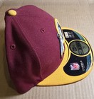 Washington Redskins New Era 59FIFTY Fitted Hat Size 7 1/4 Burgundy Gold NFL Cap — photo 3
