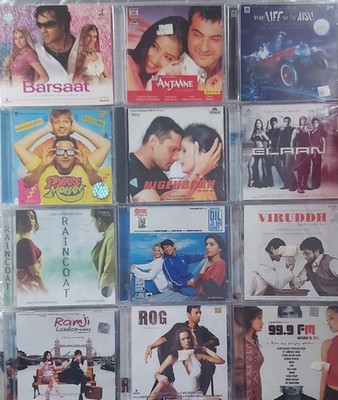 JOBLOT OF 12 BOLLYWOOD HINDI MOVIE SOUND TRACK AUDIO CD'S. NEW & SEALED (2)