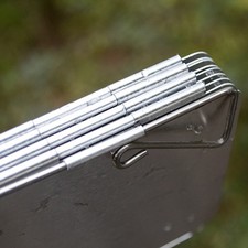 Camping -Kochherd Windschutzscheibe Einstellbarer Stahlgriff Küche Im Freien – Bild 10