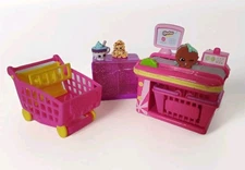 Shopkins Grocery Mart Replacement Pieces Figures Checkout Cart Bakery  Moose