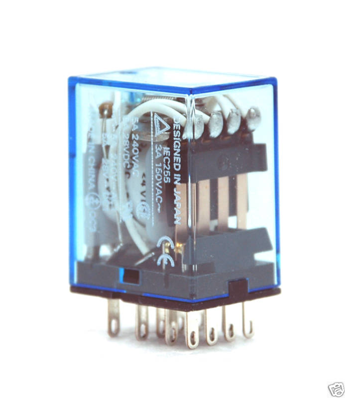 OMRON MY4N 24VDC 10個入り 10pc OMRON Relay MY4N-J ( MY4NJ MY4N MY4 ) Coil AC220V