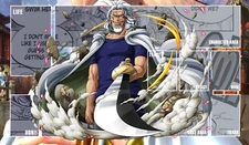 One Piece Playmat Gaming Desk Mat Raleigh Silver Zones