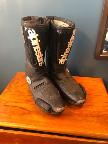 Leather Motorcycle Racing Boots 