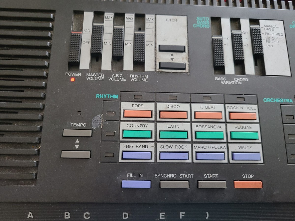 Yamaha PortaSound PSS-470 Electronic Keyboard, AS IS For