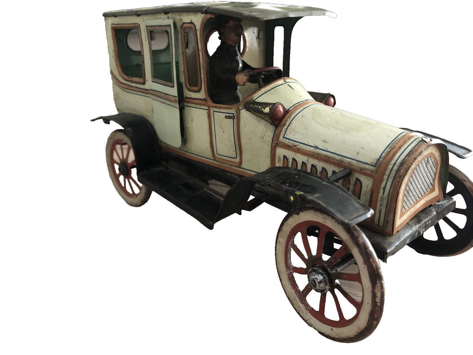 Calandre Pour Limousine Ancienne Karl BUB – Pièce Mécanique Jouet, 55x44mm, Modèle 1912