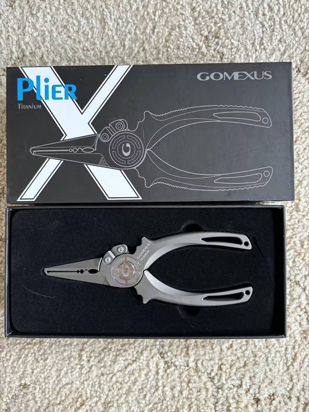 Gomexus Full Titanium Plier 7'' kayak surf Fishing  Never Rust Lifetime Warranty