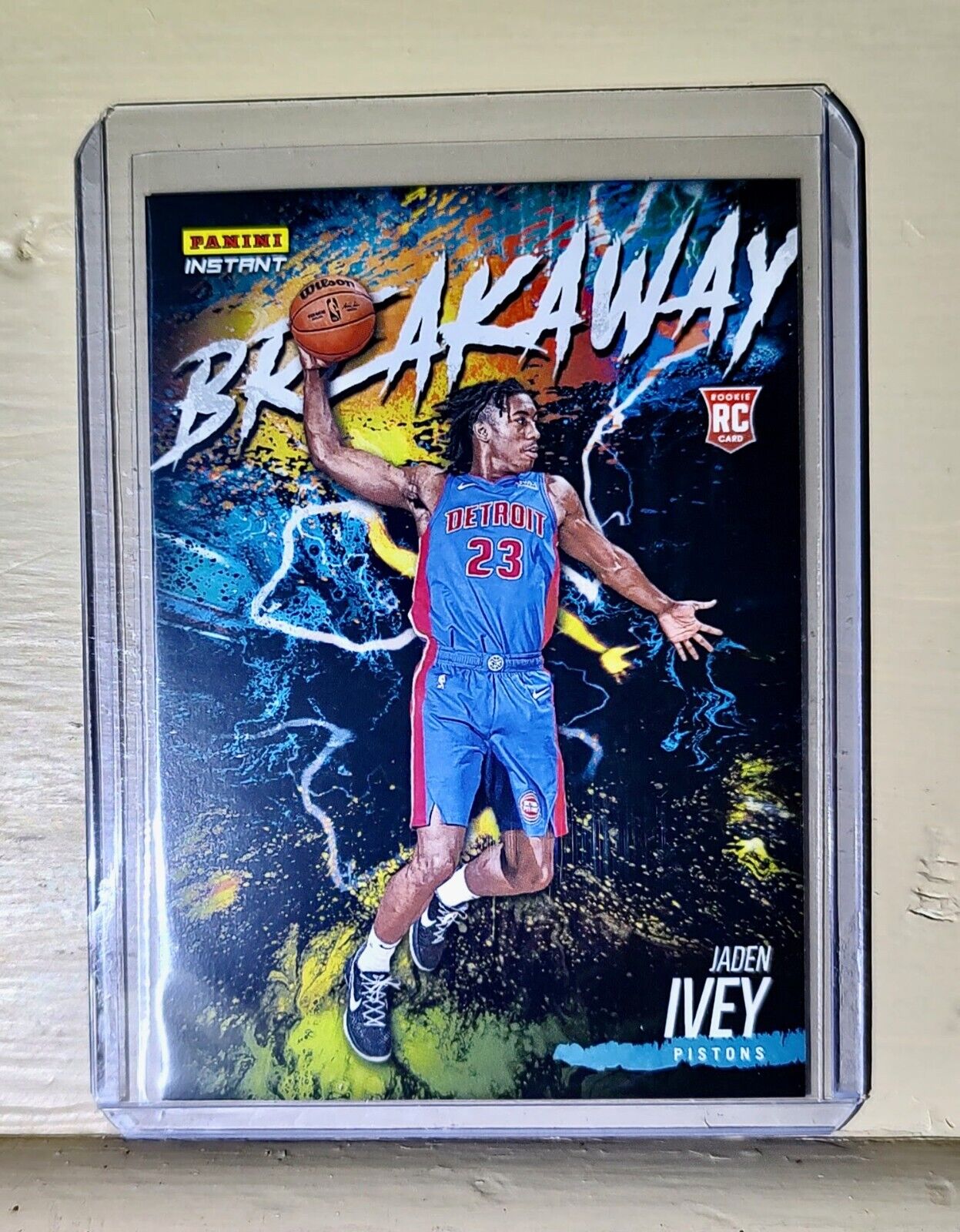 Jaden Ivey Autographed Rookie Card With Coa 