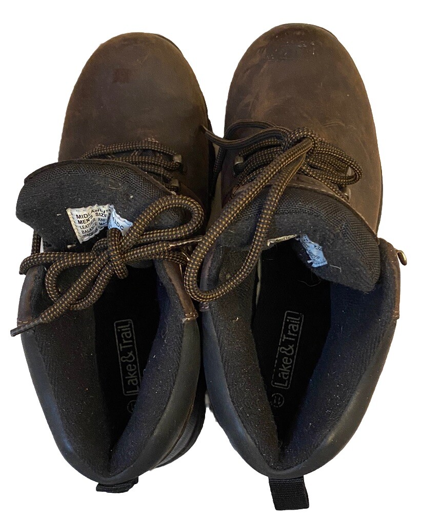 Lake & Trail Thinsulate Men’s Black Leather Sz 11M Midland Work Hike Lake & Trail Thinsulate Men main image 2