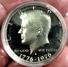 1976 S Silver Proof Kennedy Half Dollar Ultra Cameo DMPL Coin!! Stunning!!