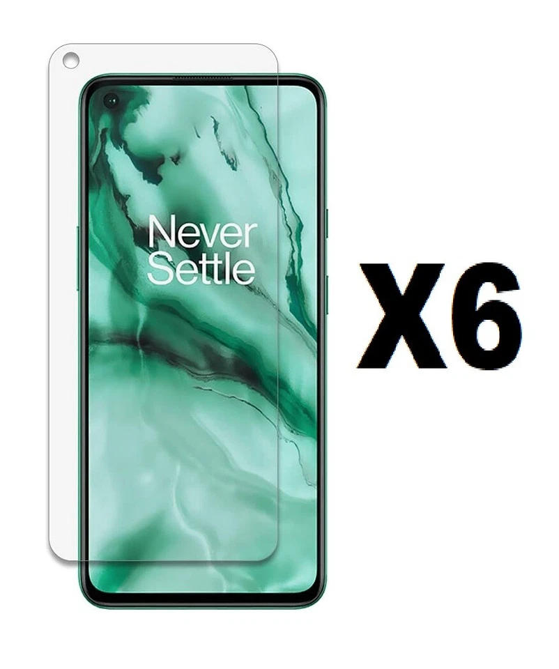 (6 Pack) Designed for OnePlus Nord 2/CE 5G Screen Protector Clear Shield (PET) - Image 2 of 2