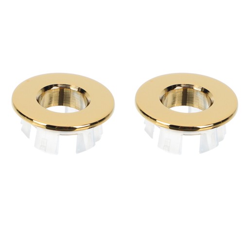 2PCS Anello di Trabocco Rifinitura Foro Lavello Inserto Ricambio Bagno Lavandino Copri Scarico - Foto 1 di 12