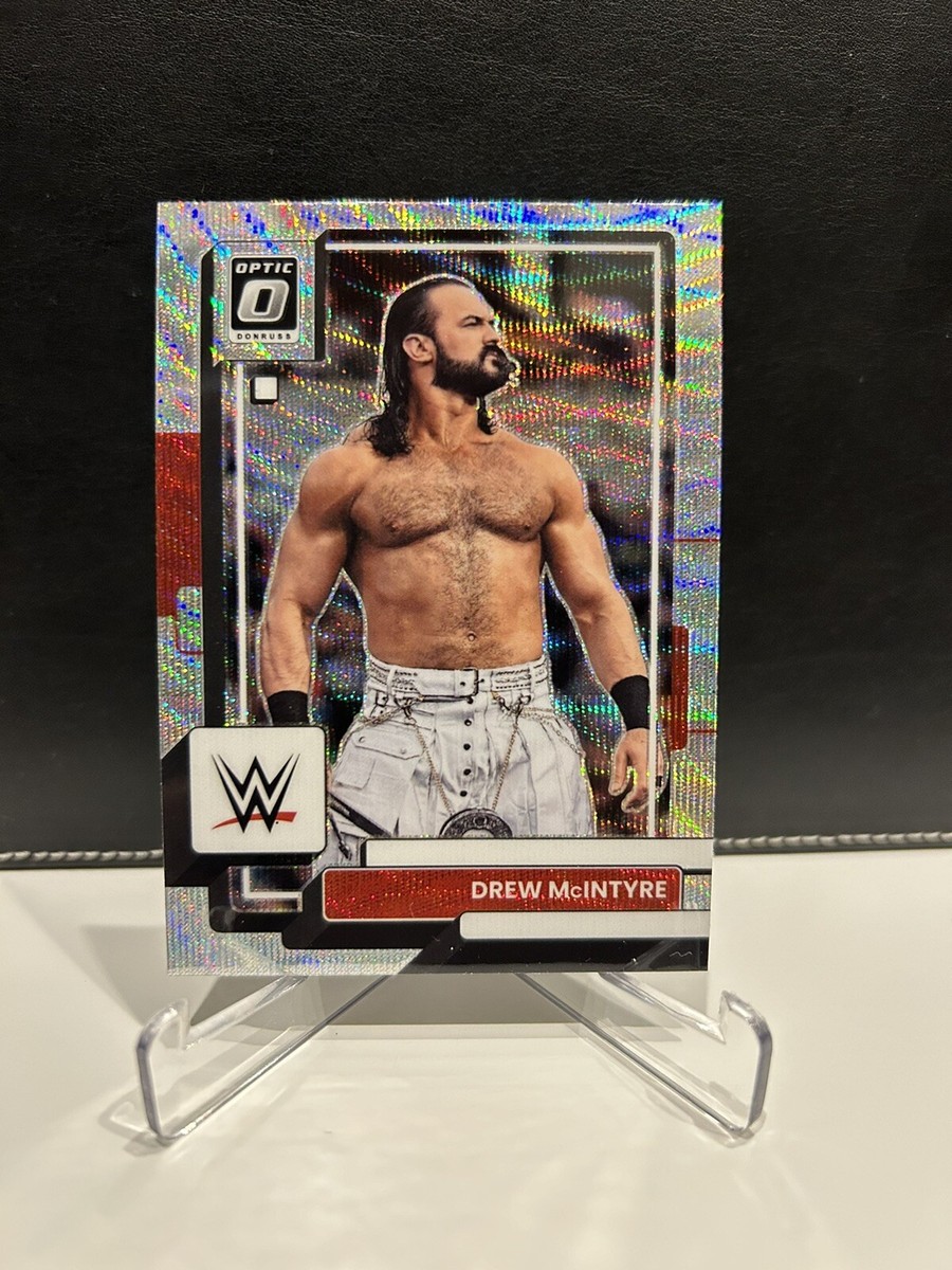 Drew McIntyre - Optic Silver Wave Prizm - 2023 Panini WWE