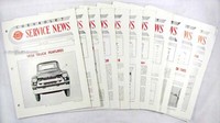 1956 Chevrolet Service Nachrichten Set Chevy Werkstatt Handbuch ÜBerarbeitungen
