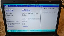 Toshiba Satellite C655-S5061 Laptop Core i3  NO HDD NO RAM CASE CRACKED 