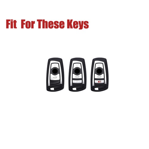 Zinc Alloy TPU Leather Car Key Case Cover For BMW X3 X4 1 2 3 4 5 6 7 F10 F30 M2 - Picture 2 of 14