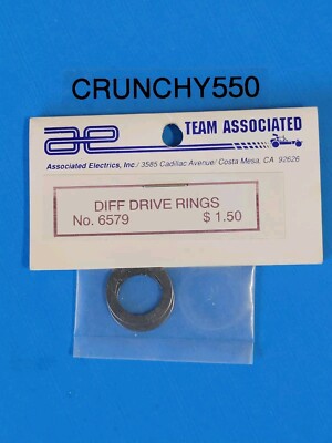 Team Associated 6579 Diff Drive Rings 2.25:1 Polished Steel RC10 Stealth DS RC