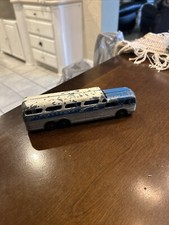 Vintage Die Cast Metal GM Greyhound Scenicruiser Bus Toy Model Tootsie 1960s 7in