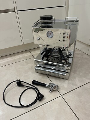 Quickmill 03035 Pegaso Siebträger Espressomaschine mit integrierter Kaffeemühle