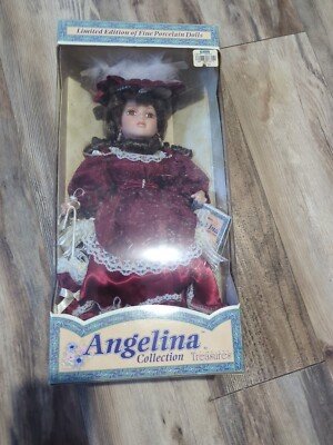 2001 Original Angelina Porcelain Doll Collection By Timeless Treasures