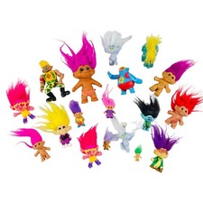 Troll Doll Lot of 18 Mixed Vintage DAM Russ Imperial TNT DreamWorks Burger King