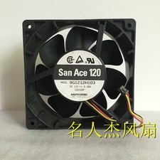 1pcs Sanyo 9G1212H103 12038 12V 0.38A 12cm dual ball case cooling fan