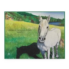 Pony puzzle. Newfoundland Pony "Misty"